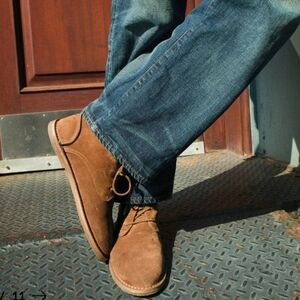 Sabah Ancona Brown Alto Chukka Boots Sz 44/12 US